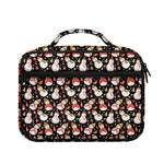 Holiday Snowman Pattern Print Briefcase Bible Bag