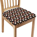 Holiday Snowman Pattern Print Chair Cushion Cover
