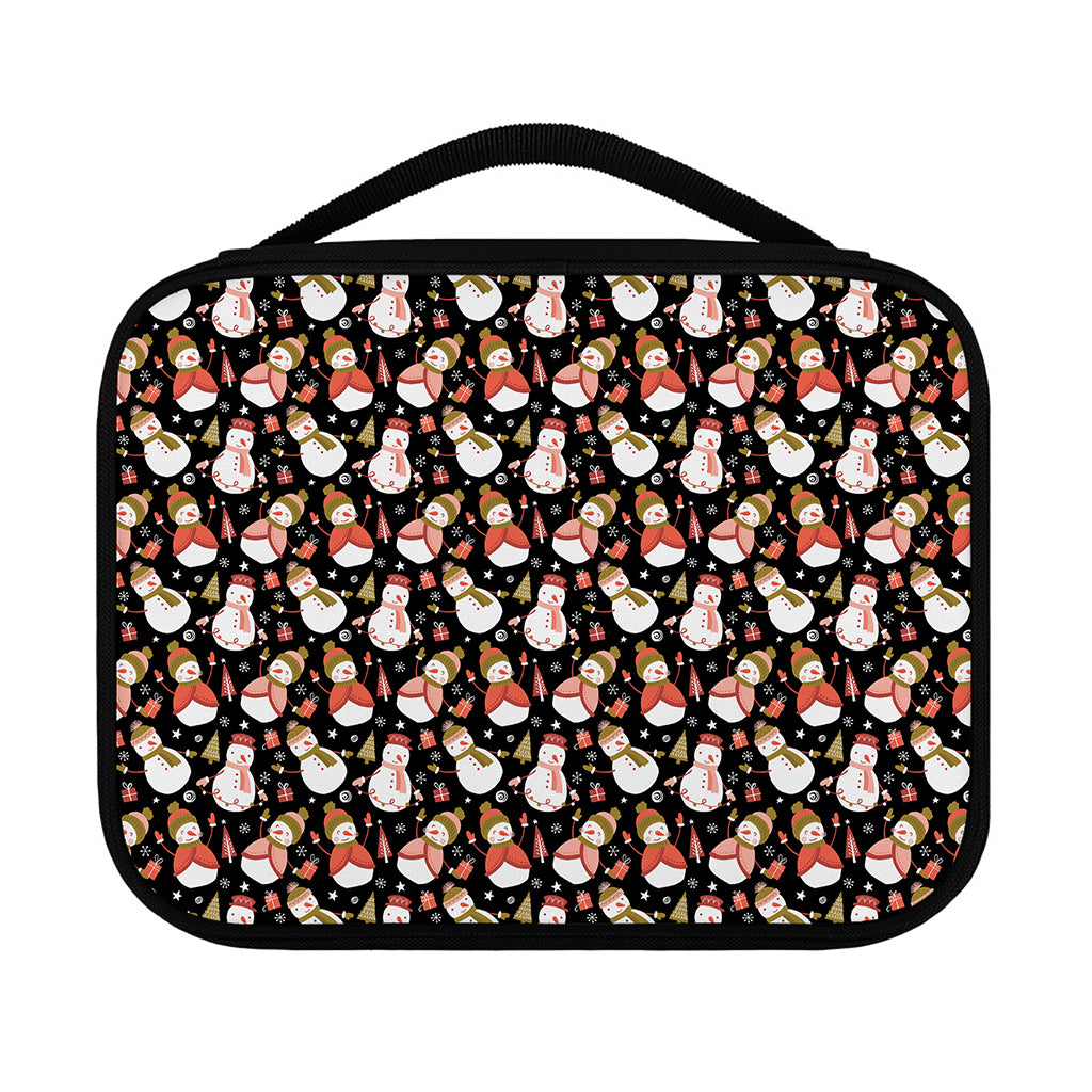 Holiday Snowman Pattern Print Classic Bible Case