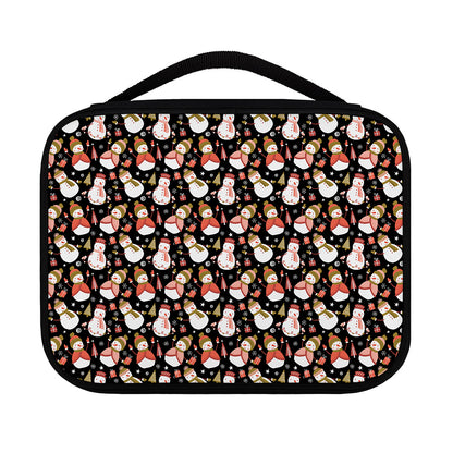 Holiday Snowman Pattern Print Classic Bible Case
