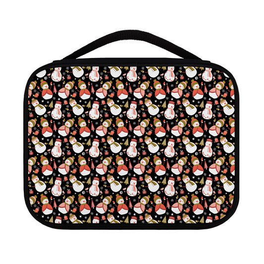 Holiday Snowman Pattern Print Classic Bible Case