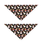 Holiday Snowman Pattern Print Dog Bandana