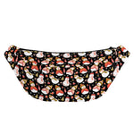 Holiday Snowman Pattern Print Fanny Pack