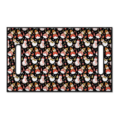 Holiday Snowman Pattern Print Golf Cart Seat Cover