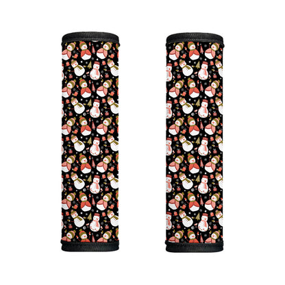 Holiday Snowman Pattern Print Handle Covers