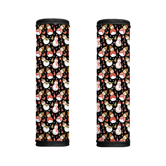 Holiday Snowman Pattern Print Handle Covers