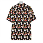 Holiday Snowman Pattern Print Hawaiian Shirt