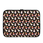 Holiday Snowman Pattern Print Laptop Sleeve