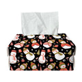 Holiday Snowman Pattern Print Rectangle Tissue Box Cover