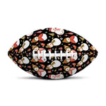 Holiday Snowman Pattern Print Rugby Ball