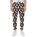 Holiday Snowman Pattern Print Joggers