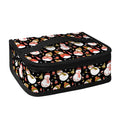 Holiday Snowman Pattern Print Small Lunch Bag