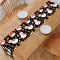 Holiday Snowman Pattern Print Table Runner