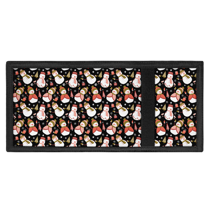 Holiday Snowman Pattern Print Trifold Wallet