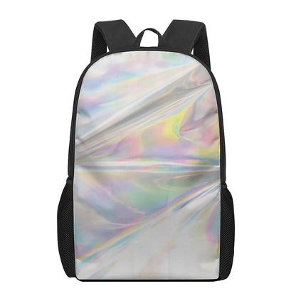 Holographic Art Print 17 Inch Backpack