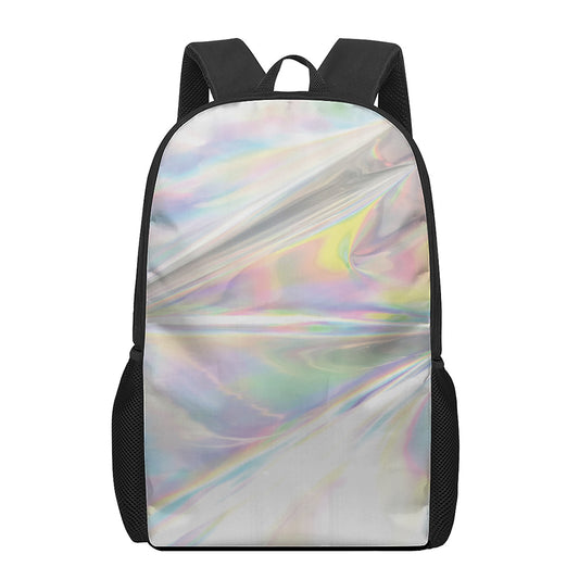 Holographic Art Print 17 Inch Backpack