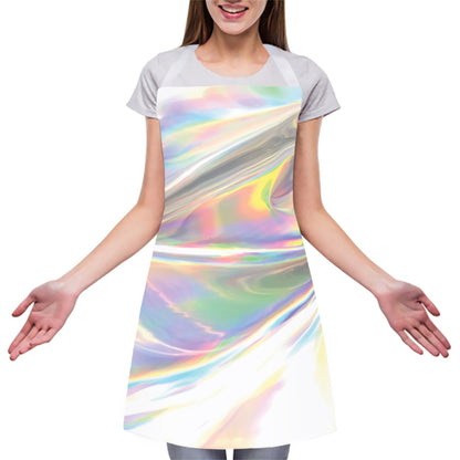 Holographic Art Print Adjustable Apron