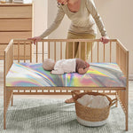 Holographic Art Print Baby Crib Sheet