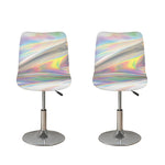 Holographic Art Print Bar Stool Covers