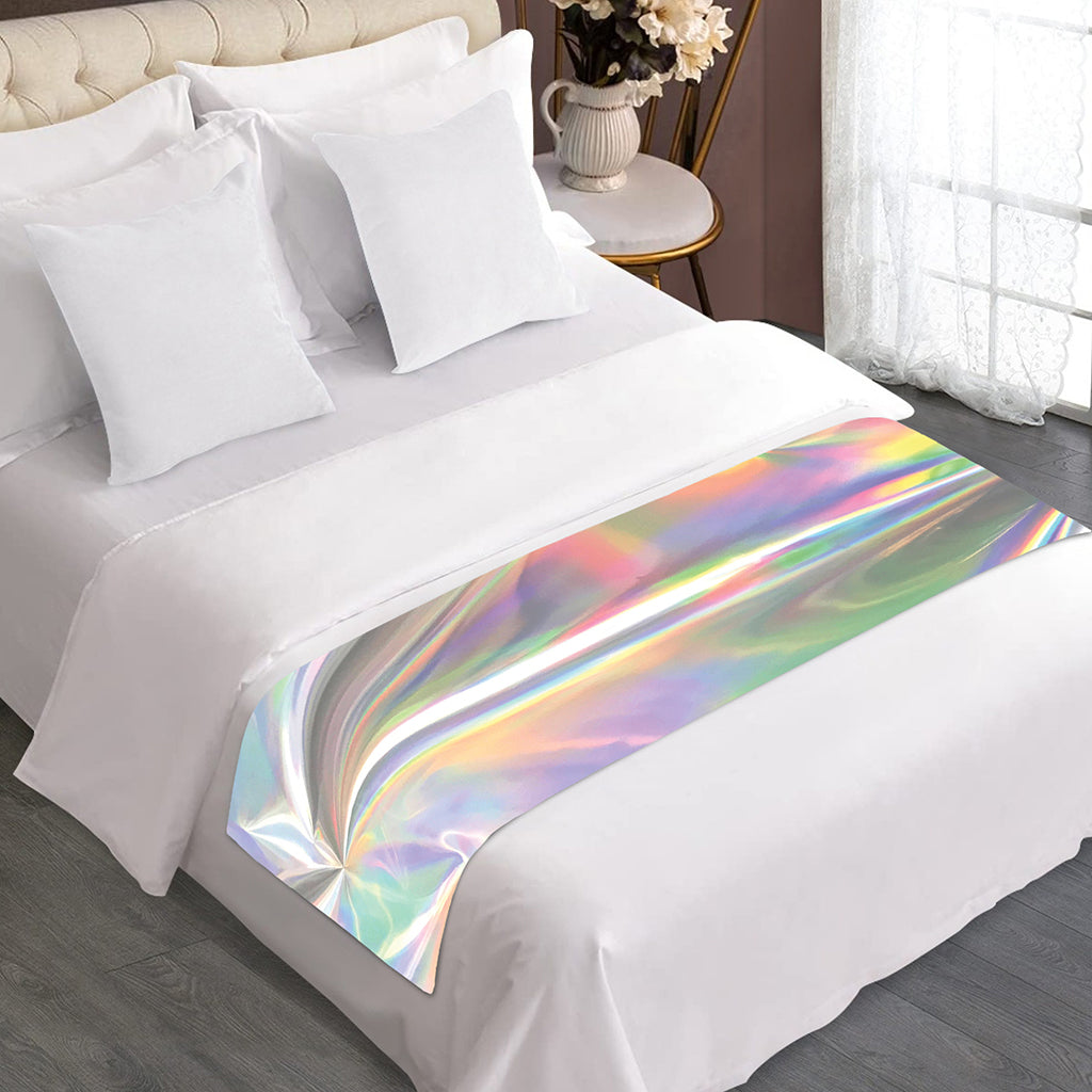 Holographic Art Print Bed Runner