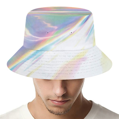 Holographic Art Print Bucket Hat