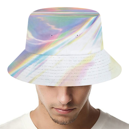 Holographic Art Print Bucket Hat