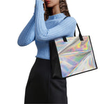 Holographic Art Print Canvas Tote Bag
