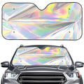 Holographic Art Print Car Windshield Sun Shade