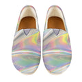 Holographic Art Print Casual Shoes