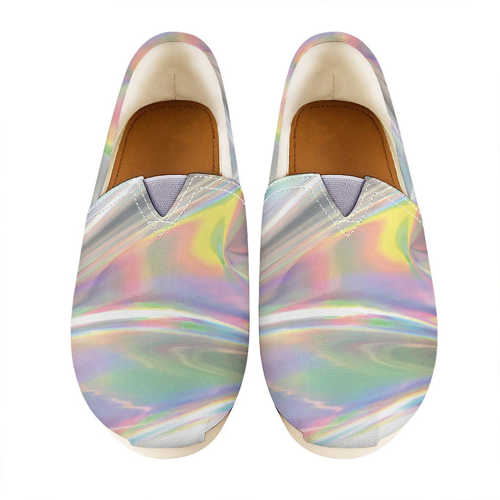Holographic Art Print Casual Shoes
