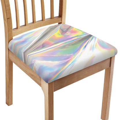Holographic Art Print Chair Cushion Cover