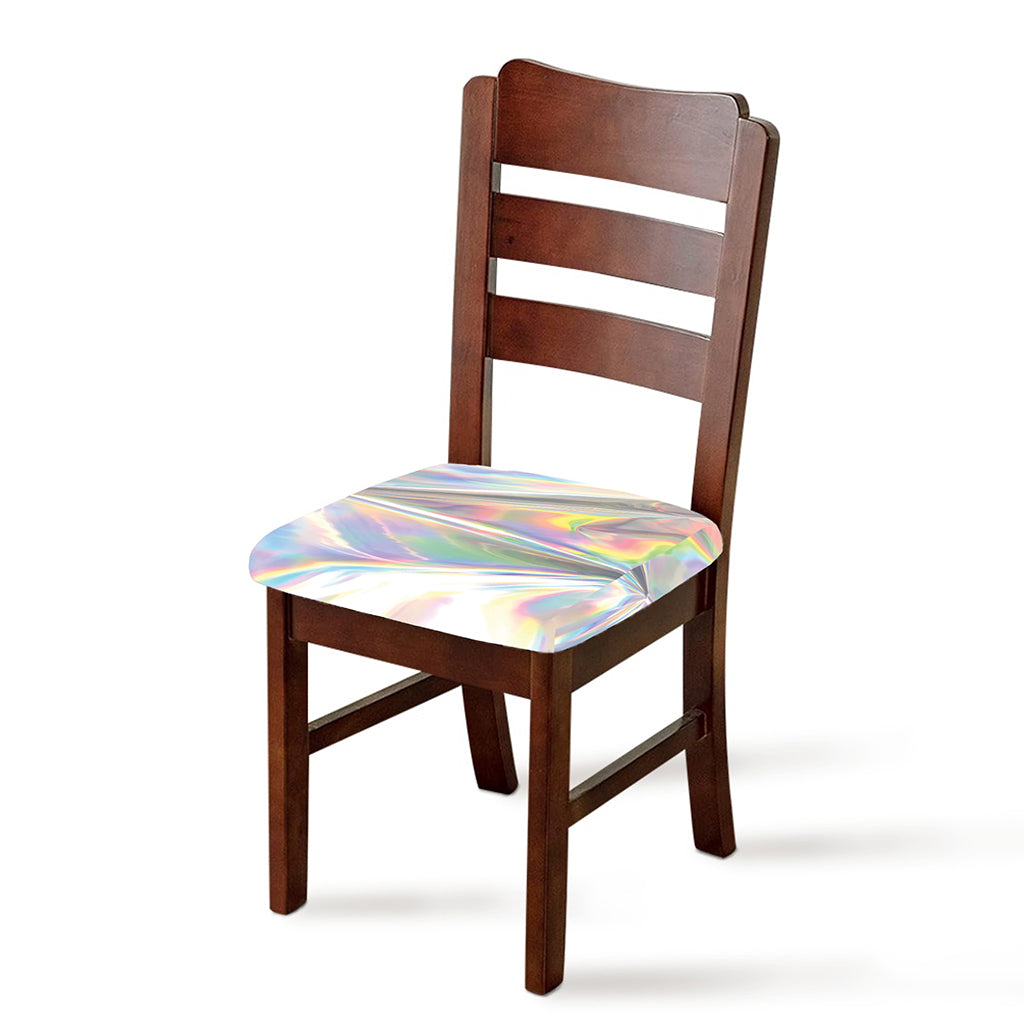 Holographic Art Print Chair Cushion Cover