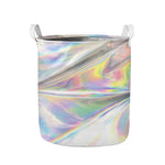 Holographic Art Print Collapsible Laundry Basket