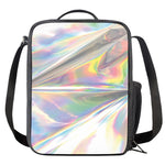 Holographic Art Print Crossbody Lunch Bag
