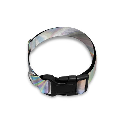 Holographic Art Print Dog Collar