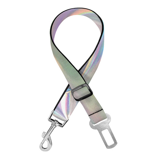Holographic Art Print Dog Seat Belt
