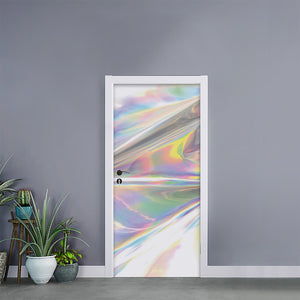 Holographic Art Print Door Sticker