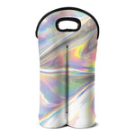 Holographic Art Print Double Neoprene Wine Tote
