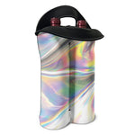 Holographic Art Print Double Neoprene Wine Tote