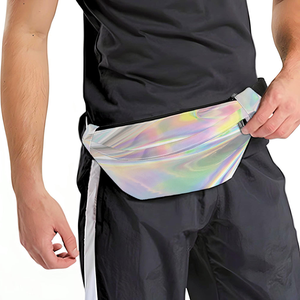 Holographic Art Print Fanny Pack