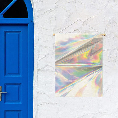 Holographic Art Print Garden Flag