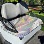 Holographic Art Print Golf Cart Seat Cover