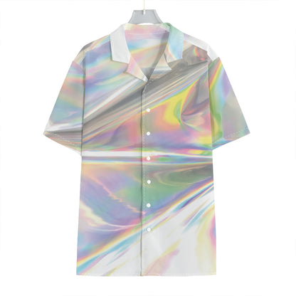 Holographic Art Print Hawaiian Shirt