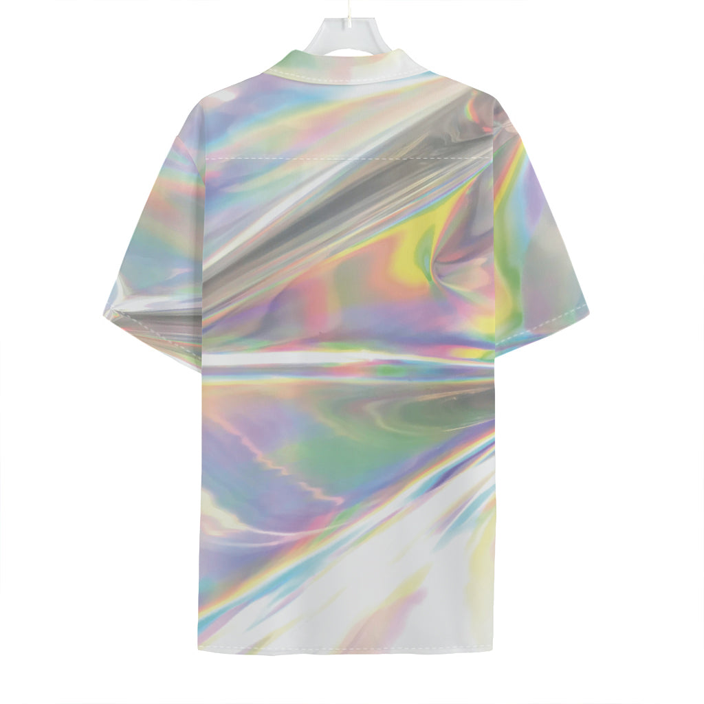 Holographic Art Print Hawaiian Shirt