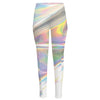 Holographic Art Print High-Waisted Pocket Leggings