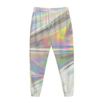 Holographic Art Print Jogger Pants