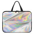 Holographic Art Print Laptop Sleeve With Handle