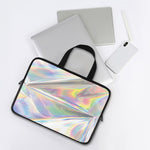 Holographic Art Print Laptop Sleeve With Handle