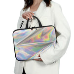 Holographic Art Print Laptop Sleeve With Handle