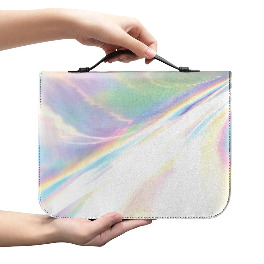 Holographic Art Print Leather Bible Cover